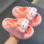 Mùa Hè Bé Gái Dép Công Chúa Hoạt Hình Trong Nhà Chống Trơn Trượt Phòng Tắm Tắm Đế Mềm Trung Nhỏ Trẻ Em Trẻ Em Dép Thường Ngày EMHG