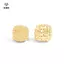 2 Cái / bộ Nhẫn Mở Hình Học Sang Trọng Có Thể Điều Chỉnh Cho Nữ Vintage Vuông Không Đều Chunky Knule Nhẫn Trang Sức Cưới [Mina]