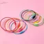 HFSHY 10 Chiếc Đầy Màu Sắc Bền Thẻ Hành Lý Kẹp Dây Thép Không Gỉ Chống Rỉ Cho Cuối Tuần Rời Vali Hành Lý ID Thẻ VN