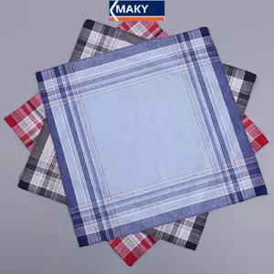 MAKY 40x40CM Khăn Tay Cotton Dành Cho Người Lớn Lớn Lớn Vuông s Nhiều Sử Dụng Khăn Mặt Nam Mồ Hôi Vải Lau 40x40cm VN