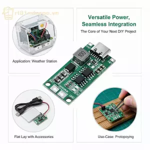 GE MultiCell 2S 3S 4S Type-C Sang 8.4V 12.6V 16.8V Tăng cường tăng cường LiPo Polymer Li-Ion Sạc 7.4V 11.1V 14.8V 18650 VN