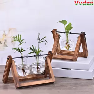 VVDZA Bình Thủy Tinh Trang Trí Terrarium Để Bàn Chậu Hoa