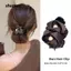 Kẹp Móng Vuốt Tóc SHUPUN, Kẹp Tóc Hoa Chống Trơn Trượt, Vải Satin Thời Trang Volumizing Trang Trí Bun Tóc
