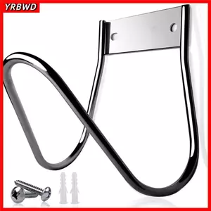 Móc treo vòi YRBWD, Móc treo vòi vườn treo tường bằng thép không gỉ, Tiết kiệm không gian chống gỉ bền bỉ Lưu trữ vòi hạng nặng Tưới nước