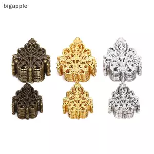 Bigapple 20 Chiếc Mix Filigree Crafts Rỗng DIY Tôn Trang Phát Hiện Phụ Kiện Trang Sức RDG