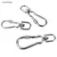 Ziyulinyuk Thép Không Gỉ Xoay Móc Treo Loing Chó Dây Xích Bule Qui Phát Hành Bule Carabiner Kẹp Cho Chó Đi Bộ Cắm Trại VN