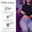 HFSHY Cánh Trái Tim Bụng Nhẫn Kẻ Sọc Sáng Bóng Zircon Không Kích Ứng Rốn Xuyên Trang Sức Cho Kỳ Nghỉ Mùa Hè Mặc VN