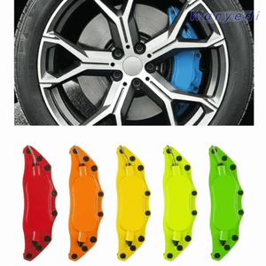 WANYEDI Vỏ kẹp phanh kim loại, Bộ 2 chiếc Chất liệu kim loại Vỏ kẹp phanh, Vỏ đĩa bảo vệ Thiết kế chống bụi Vỏ đĩa phanh