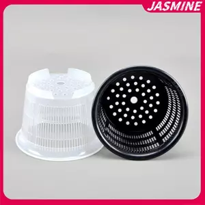 JASMINE Phong Lan Lưới Trong Chậu Cây Hoa Mầm Non Khay Giỏ Nhựa Thoáng Khí Hộp Treo Lỗ Trắng JASMINE