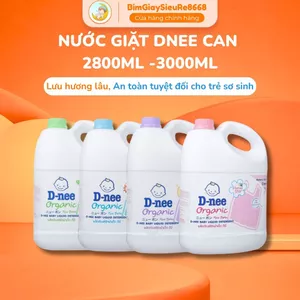 Nước giặt quần áo em bé DNEE 2800ml, 3000ml an toàn cho da trẻ, hương thơm nhẹ dịu