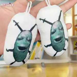 HFSHY Bị nguyền rủa Plankton Meme Sang Trọng Squeak Mặt Dây Chuyền Túi Móc Khóa Ngộ nghĩnh Túi Charm Giọng Nói Mặt Dây Chuyền Mô Hình Búp Bê Trang Trí Quà Tặng Đồ Chơi VN