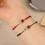 1 / 2 Chiếc Handmade Luy Dây Bện Vòng Tay Nữ Good Lu Wealth Dây Đeo Tay Cặp Đôi Tình Bạn Trang Sức Quà Tặng Mới