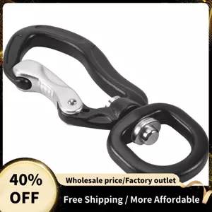 360° Kẹp Carabiner xoay xoay, Khóa Carabiner D hợp kim nhôm đa chức năng để cắm trại ngoài trời đi bộ đường dài
