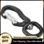 360° Kẹp Carabiner xoay xoay, Khóa Carabiner D hợp kim nhôm đa chức năng để cắm trại ngoài trời đi bộ đường dài