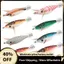 8 Cái 9.6G 10cm Luminou Jig Câu Cá Gỗ Tôm Mồi Cuttlefish Jig Mồi Câu Cá
