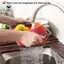Dụng cụ bảo quản nhà bếp Đĩa đựng nước gấp bằng silicon Giỏ đựng nước rửa trái cây rau quả Dụng cụ xả có thể gập lại Màu đỏ lớn
