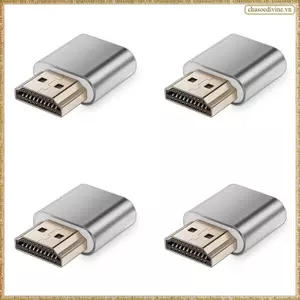 4X -Bộ chuyển đổi màn hình ảo 4K HDR tương thích Bộ mô phỏng màn hình ma không đầu Hỗ trợ lên tới 4k @ 60Hz