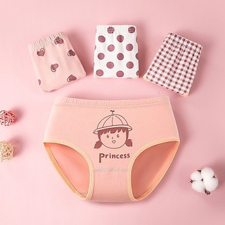 [TG03 Độc Đáo] 4 Quần chip bé gái Maruko cotton 100%, quần lót học sịnh Maruka Fashion cho bé từ 2-15 tuổi