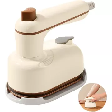 ủi hơi nước, ủi hấp du lịch di động cho quần áo, Máy hấp và bàn ủi 2 trong 1, Bàn ủi hơi nước và khô liên tục, Bàn ủi du lịch Mini cho gia đình, Sử dụng đại học (Trắng) SYXR