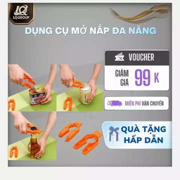 LQ-2 Dụng cụ mở chai đa chức năng Dụng cụ mở hộp nhựa Dụng cụ kẹp chai Dụng cụ loại bỏ Tab kéo súp cho bàn tay yếu