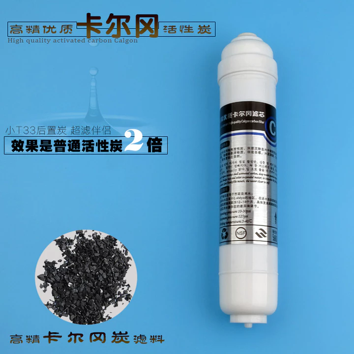 Máy Lọc Nước Máy Lọc Nước Đa Năng 33cm Calgon Kháng Khuẩn Than Hoạt Tính Phía Sau Nhỏ T33 Vỏ Dừa Than Hoạt Tính Lọc
