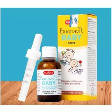 Buonavit Baby - Vitamin Tổng Hợp Nhỏ Giọt Giúp Bồi Bổ Cơ Thể, Tăng Hấp Thu Cho Trẻ - Lọ 20ml >GÀ NHÍT SHOP!