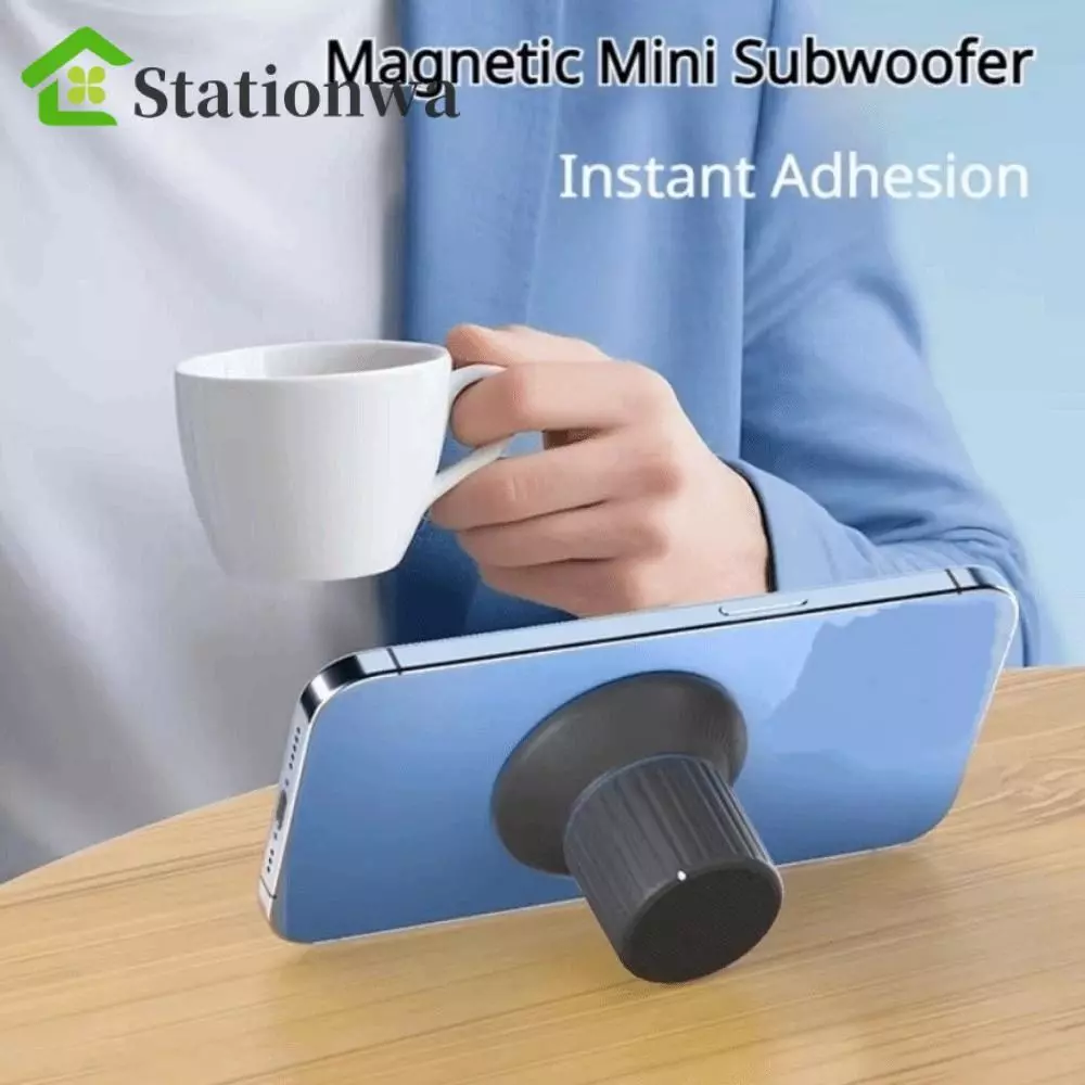 Loa Bluetooth Không Dây Mini STATIONWA, Loa Bluetooth Không Dây Di Động, Tuổi Thọ Pin Dài Chống Thấm Nước 2 Trong 1 Loa Bluetooth Mini Sử Dụng trên Ô Tô