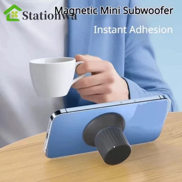 Loa Bluetooth Không Dây Mini STATIONWA, Loa Bluetooth Không Dây Di Động, Tuổi Thọ Pin Dài Chống Thấm Nước 2 Trong 1 Loa Bluetooth Mini Sử Dụng trên Ô Tô
