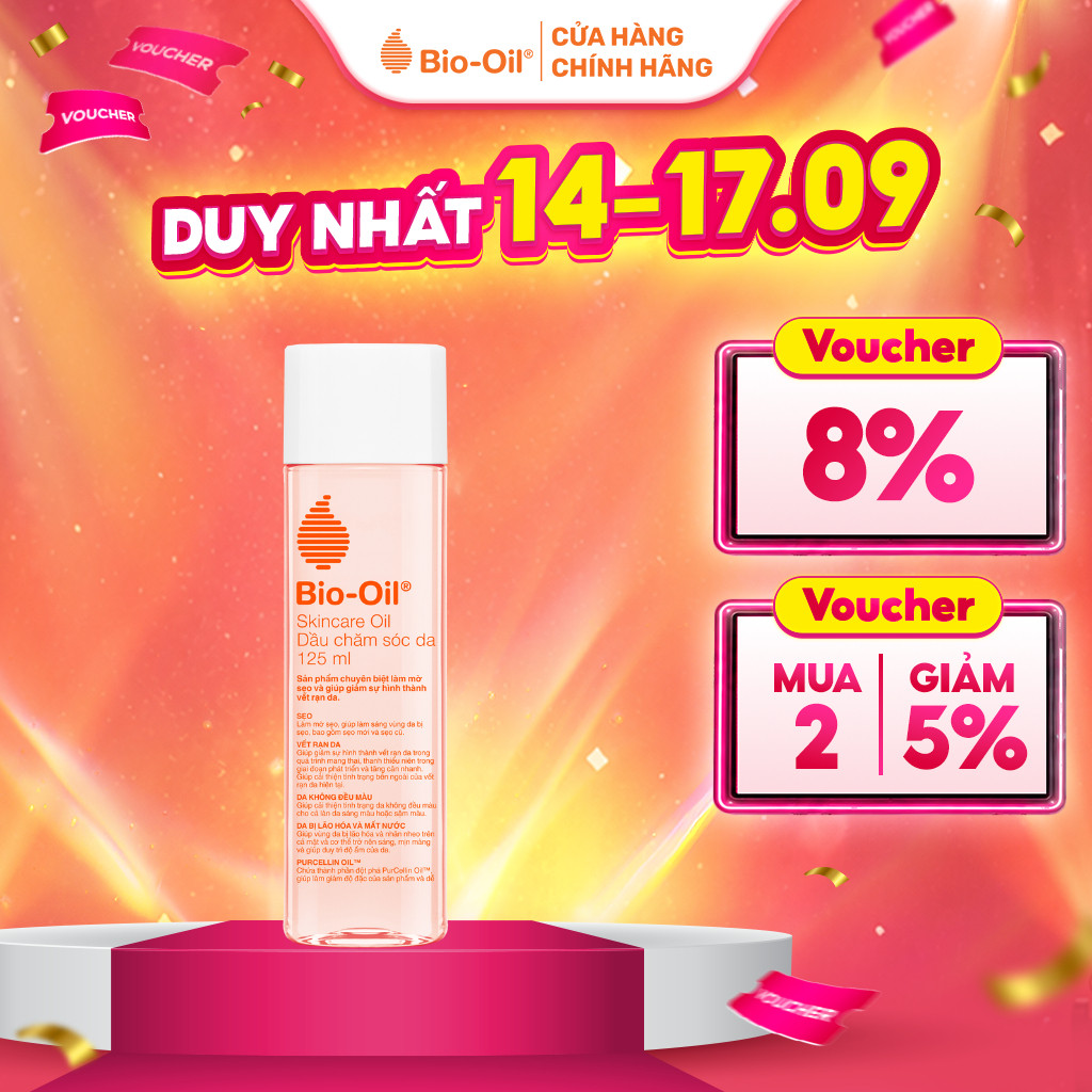 Dầu dưỡng da giúp cải thiện khô sạm và đều màu da, hỗ trợ cải thiện vết rạn da - BIO-OIL Skincare Oil (chai 125ml)