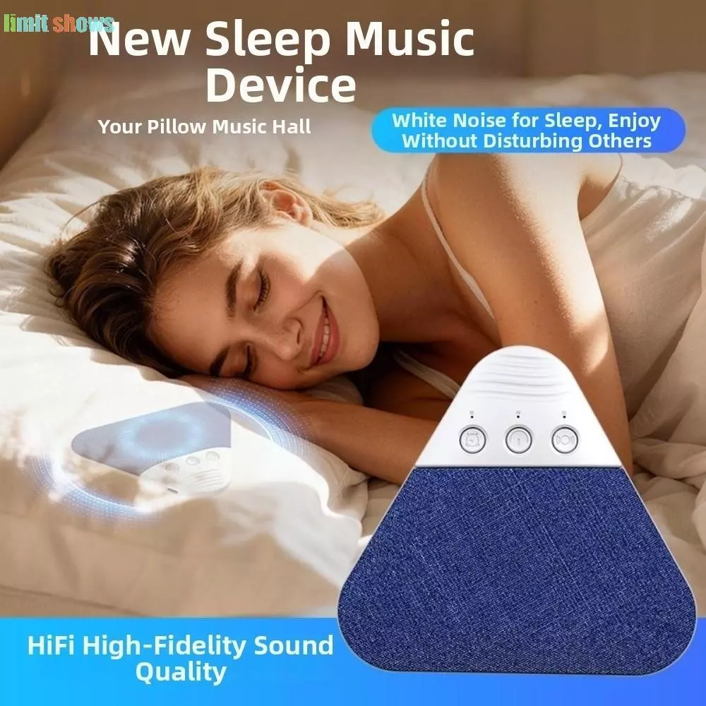 GIỚI HẠN SHOWS Under Pillow Loa ngủ, Loa Bluetooth không dây âm thanh HiFi Bluetooth 5.4, Hỗ trợ thẻ TF Thiết kế siêu mỏng Gối V3pro Loa Bluetooth TF Playback