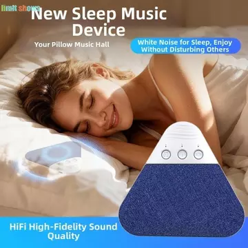 GIỚI HẠN SHOWS Under Pillow Loa ngủ, Loa Bluetooth không dây âm thanh HiFi Bluetooth 5.4, Hỗ trợ thẻ TF Thiết kế siêu mỏng Gối V3pro Loa Bluetooth TF Playback