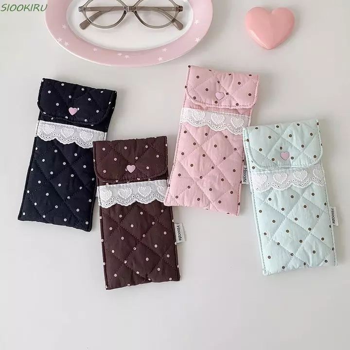 Hộp đựng bút chì SIOOKIRU Y2k Dots, Túi đựng bút chì văn phòng phẩm Túi đựng bút phong cách Hàn Quốc, Túi đựng mỹ phẩm Túi đựng văn phòng phẩm đơn giản đa chức năng Túi đựng văn phòng phẩm