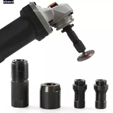 Bộ chuyển đổi sửa đổi máy mài góc AHMED, sang máy mài thẳng Máy mài góc màu đen Bộ chuyển đổi sửa đổi, Máy cắt mài ren M10 bằng thép Carbon cao 3 / 6mm Máy mài góc loại 100