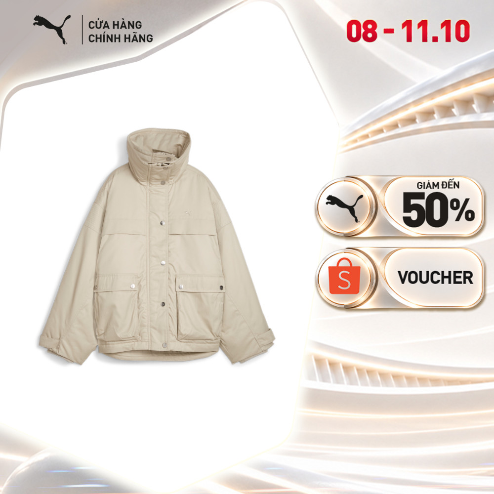 Áo Khoác Thời Trang PUMA Nữ YONA Primaloft Jacket Desert Dust Màu Be