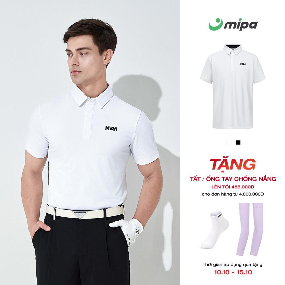 Áo T-shirt nam ngắn tay MIPA thời trang Golf Pickleball Tennis co giãn thấm hút tốt chống tia UV Elias Top