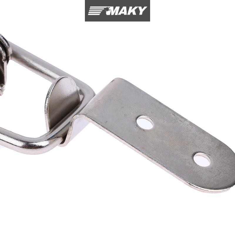 Newwellknownepic 90 Độ Khóa Miệng Vịt Móc Khóa Thép Không Gỉ Lò Xo Rút Bật Tắt Chốt VN