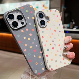 Ốp Điện Thoại In Hoa Nhỏ Nhiều Màu Sắc Cho Redmi Note 14 13 12 11 Pro Plus Note 11T 12T Pro 14S 12S 4G 5G Kết Cấu Da Silicon Mềm