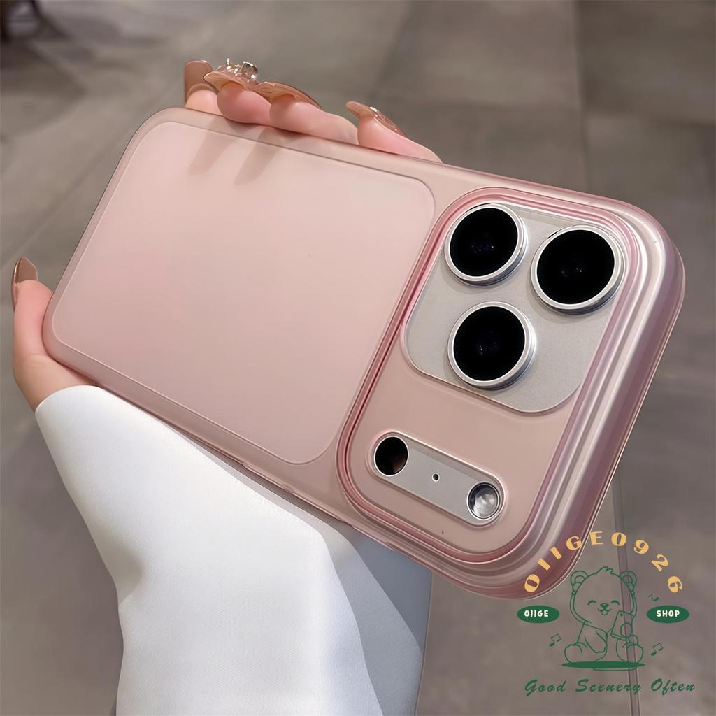 【 Ốp lưng iPhone17 】 Ốp điện thoại mờ siêu mỏng màu cam iphone 17 Pro Max 16 15 14 13 12 vỏ cho vỏ iPhone PC Vỏ cứng chống sốc