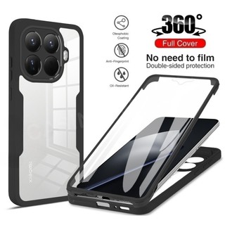 Ốp lưng Xiaomi 15T Pro 17T 14T Pro 15 Pro Ultra 4G 5G 2025 Vỏ Plus Flip Cover 360° Ốp lưng bảo vệ chống sốc bằng silicon mềm hai mặt
