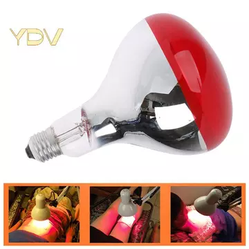 [YDV] Bóng đèn hồng ngoại 220V 275W Sử dụng cho đèn sưởi hồng ngoại Giảm đau khớp toàn đầu gối Đèn vật lý trị liệu [Mới]
