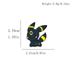 9 Cái / bộ Hoạt Hình Pokemon Thổ Cẩm Pokemon Huy Hiệu Eevee Trang Trí Gia Đình Pin Cho Quần Áo