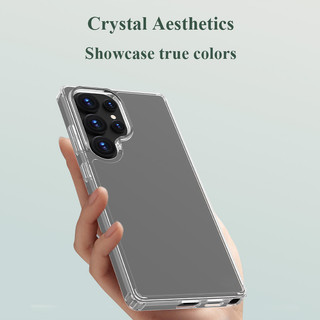 Ốp Điện Thoại Trong Suốt Lereach Crystal Cho Samsung Galaxy S25 Ultra S25 FE S24 S23 S22 Siêu Mỏng Chống Sốc | Chống Trầy Xước