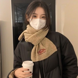 Khăn quàng len lông cừu Hàn Quốc đông mới - Dày ấm cao cấp, cặp đôi nữ nam phối đồ dễ