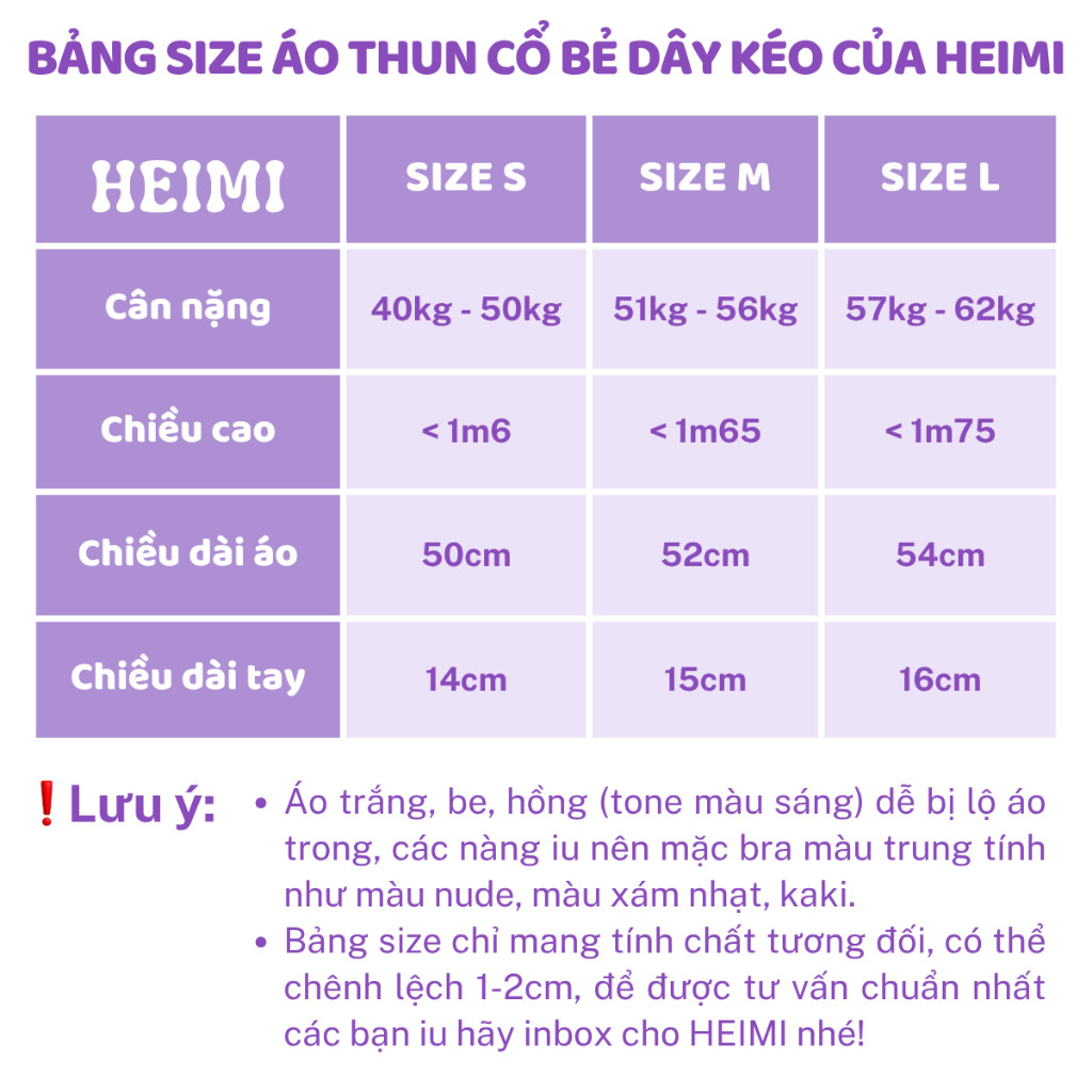 Áo Thun Nữ Cổ Bẻ Phối Dây Kéo Form Ôm Body Chất Vải Thun Cotton Mịn Co Giãn HEIMI