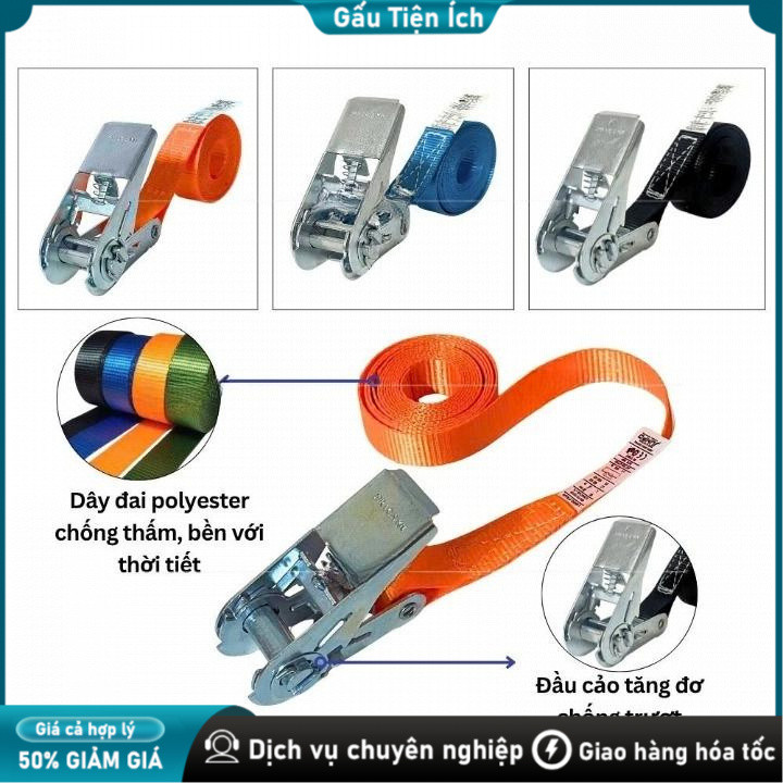 Dụng cụ siết chặt di động - Thiết kế nhẹ, dễ mang theo xe