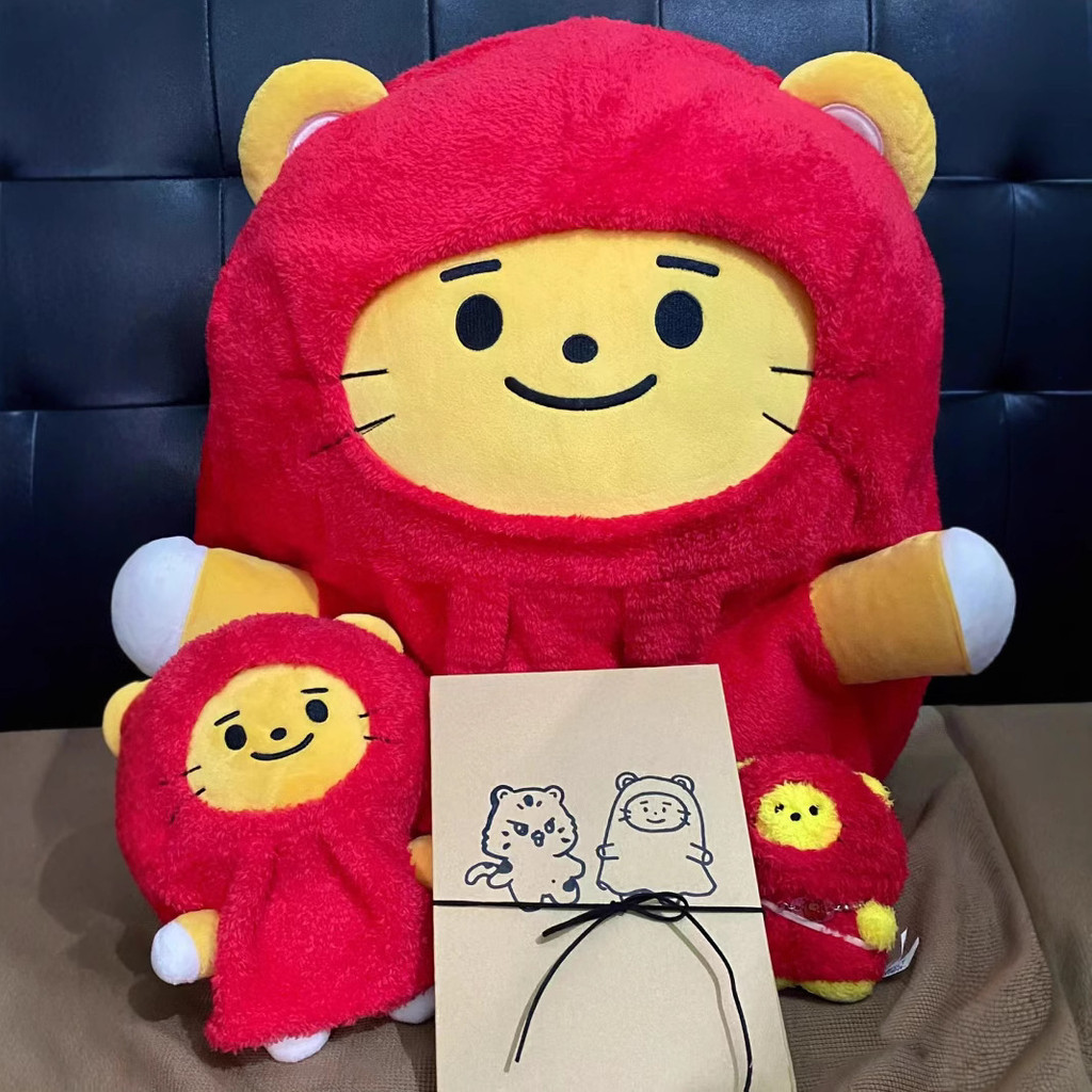 PF TREASURE TRUZ LAWOO HIKUN Robot Mèo ngôi sao năm cánh đồ chơi nhồi bông đồ chơi sang trọng cho trẻ em bé gái