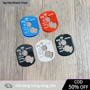 【COD】Miếng nhôm dán ổ khóa đa dạng mẫu mã phù hợp cho nhiều dòng xe số và xe tay ga thông dụng trên thị trường hiện nay