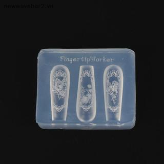 [Mới] 1 Khuôn Làm Móng Tay 3D Retro Khung Cửa Sổ Hoa Hồng Khung Móng Tay Khuôn 3D Khắc Khuôn Silicon Dụng Cụ Trang Trí Làm Móng Tay DIY.