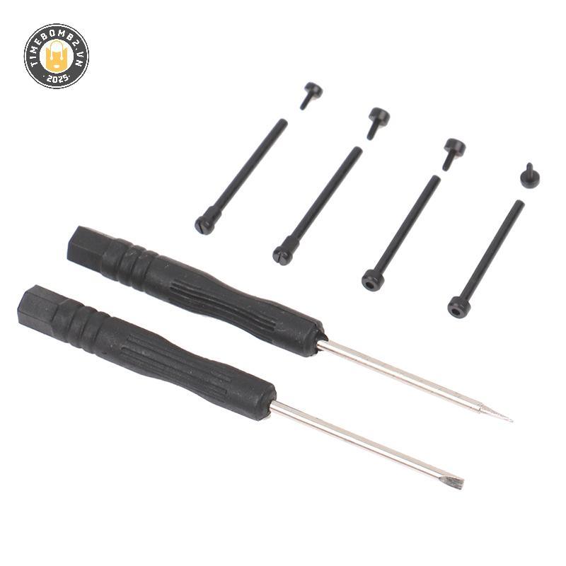 {TB & Bag} 1 Bộ Cho Huami Amazfit T-rex / T-rex 2 Đầu Nối Đồng Hồ Thanh Vít Adapter Phụ Kiện PIN Dây Đeo Bằng Thép Không Gỉ Thanh Tai Nguyên Dụng Cụ Tua Vít.