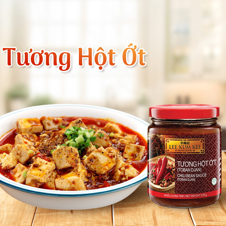 Tương Hột Ớt Lee Kum Kee  Hũ  226g, Chili Bean Sauce Toban Djan, Gia Vị Nấu Ăn Chuẩn Nhà Hàng